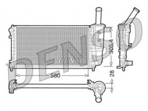DENSO DRM09108 radiatorius, variklio aušinimas 
 Aušinimo sistema -> Radiatorius/alyvos aušintuvas -> Radiatorius/dalys
51723827