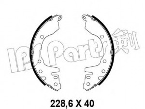 IPS Parts IBL-4529 stabdžių trinkelė 
 Stabdžių sistema -> Būgninis stabdys -> Stabdžių įdėklas/ trinkelė
MB500202, MB500502, MB587168