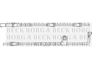 BORG & BECK BWL3033 įspėjimo kontaktas, stabdžių trinkelių susidėvėjimas 
 Stabdžių sistema -> Susidėvėjimo indikatorius, stabdžių trinkelės
34356773008, 34356789501, 34356789502