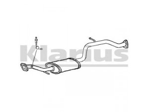 KLARIUS CL270K vidurinis duslintuvas 
 Išmetimo sistema -> Duslintuvas
MR517055