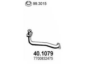 ASSO 40.1079 išleidimo kolektorius 
 Išmetimo sistema -> Išmetimo vamzdžiai
7700832475