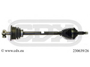 CDX 230639/26 kardaninis velenas 
 Ratų pavara -> Kardaninis velenas
8200065334, 8200072831