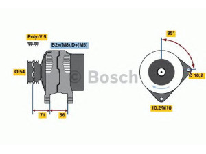 BOSCH 0 124 425 020 kintamosios srovės generatorius 
 Elektros įranga -> Kint. sr. generatorius/dalys -> Kintamosios srovės generatorius
55556067, 93183437, 93183437