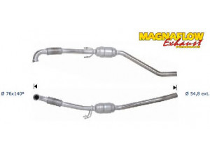 MAGNAFLOW 68803D katalizatoriaus keitiklis
7H0254500TX, 7H0254501PX
