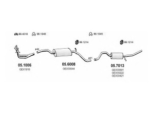 ASSO ART0170 išmetimo sistema