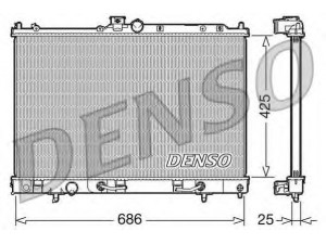 DENSO DRM45027 radiatorius, variklio aušinimas 
 Aušinimo sistema -> Radiatorius/alyvos aušintuvas -> Radiatorius/dalys
MR993927
