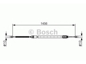 BOSCH 1 987 477 637 trosas, stovėjimo stabdys 
 Stabdžių sistema -> Valdymo svirtys/trosai
77 00 421 024