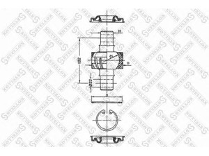 STELLOX 84-12002-SX remonto komplektas, trauklė 
 Ašies montavimas/vairavimo mechanizmas/ratai -> Valdymo svirtis/pasukamosios svirties sujungimas -> Vairo trauklės (valdymo svirtis, išilginis balansyras, diago
81953016133, 273375