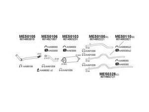 VENEPORTE 500212 išmetimo sistema