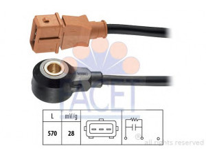 FACET 9.3053 detonacijos jutiklis 
 Variklis -> Variklio elektra
078 905 377, 078 905 377
