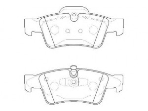 WAGNER WBP23923A stabdžių trinkelių rinkinys, diskinis stabdys 
 Techninės priežiūros dalys -> Papildomas remontas
004 420 52 20, 0044205220, 164 420 15 20