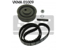 SKF VKMA 01009 paskirstymo diržo komplektas 
 Techninės priežiūros dalys -> Papildomas remontas
026 109 119 B, 026 109 119 D, 026 109 243