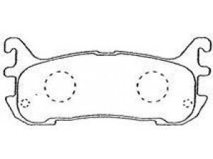 AISIN E2N029 stabdžių trinkelių rinkinys, diskinis stabdys
AY060-MA007, B0YA-26-43Z, B0YA-26-43ZA