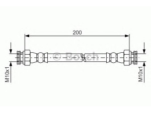 BOSCH 1 987 476 006 stabdžių žarnelė 
 Stabdžių sistema -> Stabdžių žarnelės
5944002, 7563852, 0000071737643