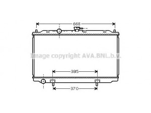 AVA QUALITY COOLING DN2217 radiatorius, variklio aušinimas 
 Aušinimo sistema -> Radiatorius/alyvos aušintuvas -> Radiatorius/dalys
21410BU000, 21410BU001