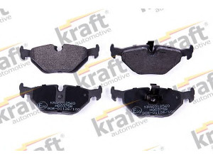 KRAFT AUTOMOTIVE 6012560 stabdžių trinkelių rinkinys, diskinis stabdys 
 Techninės priežiūros dalys -> Papildomas remontas
34 21 1 163 395, 34 21 6 761 281