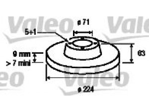 VALEO 186144 stabdžių diskas 
 Stabdžių sistema -> Diskinis stabdys -> Stabdžių diskas
4246-T3, 4246T3, 95030547, 95661814
