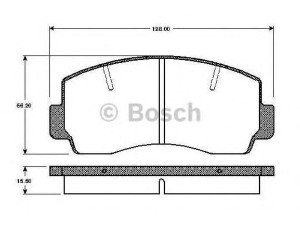 BOSCH 0 986 TB2 494 stabdžių trinkelių rinkinys, diskinis stabdys 
 Techninės priežiūros dalys -> Papildomas remontas
8982-49-280, 8982-49-280A, 8982-49-290