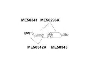 VENEPORTE ME50342K katalizatoriaus keitiklis
9014901219, 9014901619