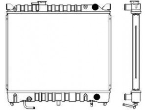 SAKURA  Automotive 1431-0207 radiatorius, variklio aušinimas