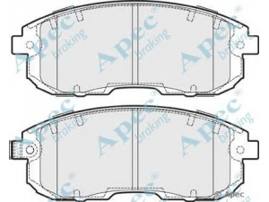 APEC braking PAD1756 stabdžių trinkelių rinkinys, diskinis stabdys 
 Techninės priežiūros dalys -> Papildomas remontas
D1060EM10A, 5581080J50, 5581080J51
