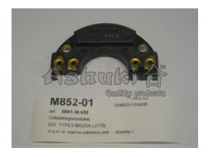 ASHUKI M852-01 uždegimo jungiklis 
 Kibirkšties / kaitinamasis uždegimas -> Uždegimo modulis/valdymo blokas
ADM51451, B541-18-V20, J170