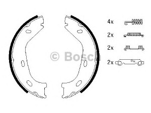 BOSCH 0 986 487 542 stabdžių trinkelių komplektas, stovėjimo stabdis 
 Stabdžių sistema -> Rankinis stabdys
108 420 01 20, 120 420 14 20, 120 420 15 20