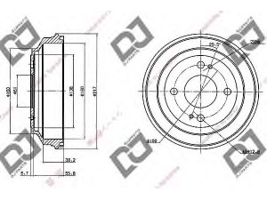 DJ PARTS BR1078 stabdžių būgnas 
 Stabdžių sistema -> Būgninis stabdys -> Stabdžių būgnas
42610-SB2-000, 42610-SB2-010, 42610-SB2-760