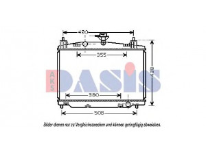 AKS DASIS 110065N radiatorius, variklio aušinimas 
 Aušinimo sistema -> Radiatorius/alyvos aušintuvas -> Radiatorius/dalys
ZJ3815200A