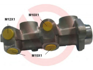 BREMBO M 59 049 pagrindinis cilindras, stabdžiai 
 Stabdžių sistema -> Pagrindinis stabdžių cilindras
558071, 3492175, 24212017123, 27210007323
