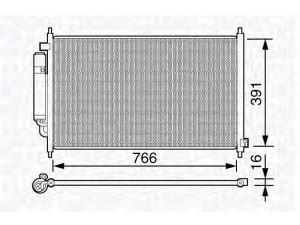 MAGNETI MARELLI 350203662000 kondensatorius, oro kondicionierius 
 Oro kondicionavimas -> Kondensatorius
80110SJF003