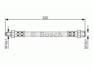 BOSCH 1 987 476 610 stabdžių žarnelė 
 Stabdžių sistema -> Stabdžių žarnelės