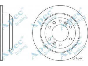 APEC braking DSK2564 stabdžių diskas 
 Dviratė transporto priemonės -> Stabdžių sistema -> Stabdžių diskai / priedai
584114D000