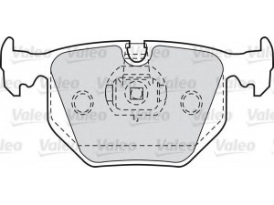 VALEO 598580 stabdžių trinkelių rinkinys, diskinis stabdys 
 Techninės priežiūros dalys -> Papildomas remontas
34 21 1 163 324, 34 21 1 163 326