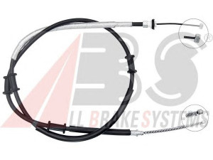 A.B.S. K19850 trosas, stovėjimo stabdys 
 Stabdžių sistema -> Valdymo svirtys/trosai
522109, 95510634
