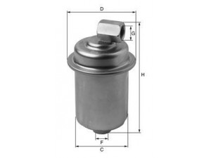 UNIFLUX FILTERS XB253 kuro filtras 
 Techninės priežiūros dalys -> Papildomas remontas
31911-02100, 31911-02100AT, 3191102100