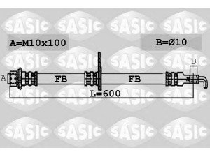SASIC 6606055 stabdžių žarnelė 
 Stabdžių sistema -> Stabdžių žarnelės
9094702D23