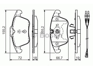 BOSCH 0 986 TB3 169 stabdžių trinkelių rinkinys, diskinis stabdys 
 Techninės priežiūros dalys -> Papildomas remontas
4254 24, 4254 24