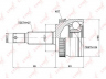 LYNXauto CO-3769A jungčių komplektas, kardaninis velenas
49500-1F200, 49501-1F200, 49591-1F200