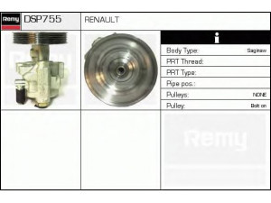 DELCO REMY DSP755 hidraulinis siurblys, vairo sistema 
 Vairavimas -> Vairo pavara/siurblys
77 00 795 294