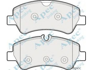 APEC braking PAD1931 stabdžių trinkelių rinkinys, diskinis stabdys 
 Techninės priežiūros dalys -> Papildomas remontas
1763916, 1840037