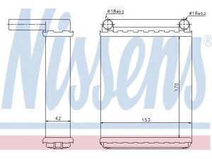 NISSENS 72038 šilumokaitis, salono šildymas 
 Šildymas / vėdinimas -> Šilumokaitis
003 835 35 01, 5133426AA, 5133586AA