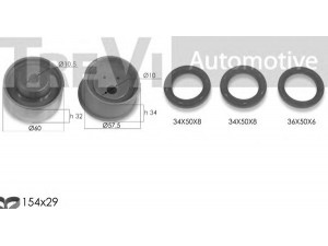 TREVI AUTOMOTIVE KD1349S paskirstymo diržo komplektas 
 Techninės priežiūros dalys -> Papildomas remontas