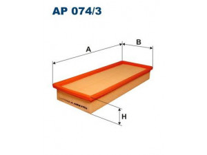 FILTRON AP074/3 oro filtras 
 Filtrai -> Oro filtras
1120167, 1216907, 1581167, 1S719601A1B