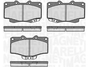 MAGNETI MARELLI 363916060401 stabdžių trinkelių rinkinys, diskinis stabdys 
 Techninės priežiūros dalys -> Papildomas remontas
04465YZZAF, 04465YZZBD, 446535040