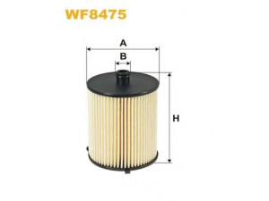 WIX FILTERS WF8475 kuro filtras 
 Techninės priežiūros dalys -> Papildomas remontas
233900N100