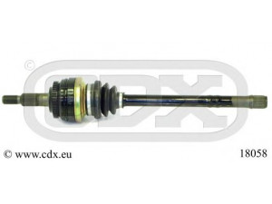CDX 18058 jungtis, kardaninis velenas 
 Ratų pavara -> Sujungimai/komplektas
