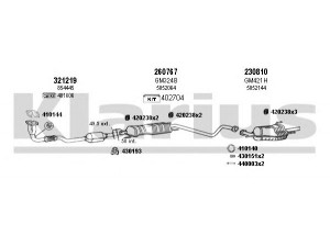 KLARIUS 391221E išmetimo sistema 
 Išmetimo sistema -> Išmetimo sistema, visa