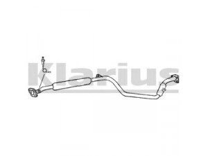 KLARIUS PR23P vidurinis duslintuvas 
 Išmetimo sistema -> Duslintuvas
PW530173, PW530174