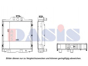 AKS DASIS 440572N radiatorius, variklio aušinimas
